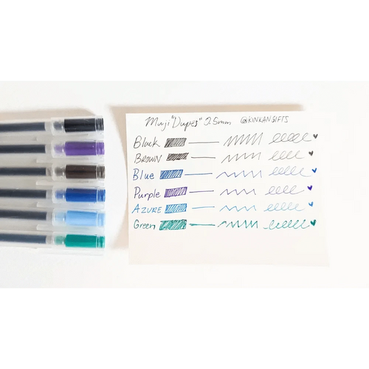 Amazon Pens XIZE SH - Muji "Dupe" Colored Gel Pens - .5mm