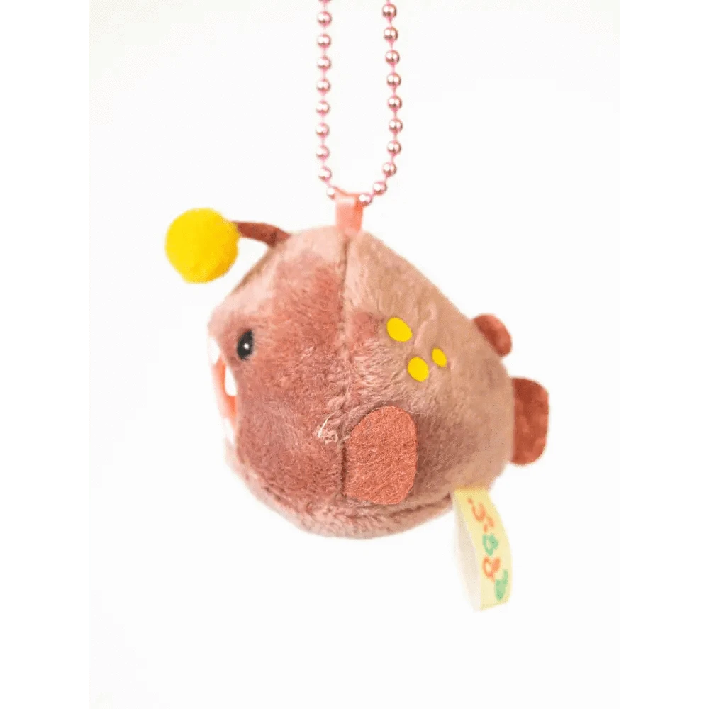 Amuse,Inc. Keychains Angler Fish Keychain Plush