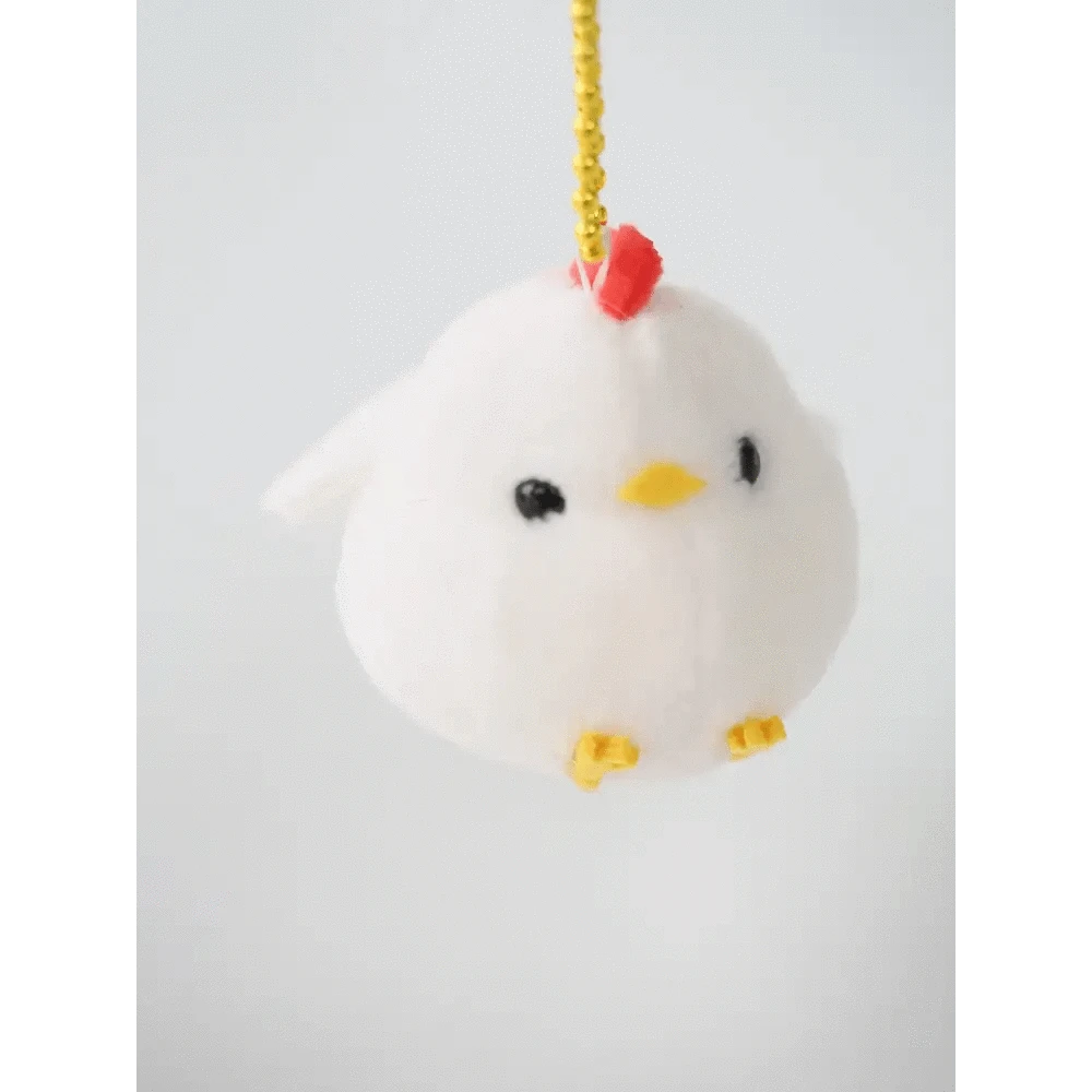 Amuse,Inc. Keychains Chicken Keychain Plush