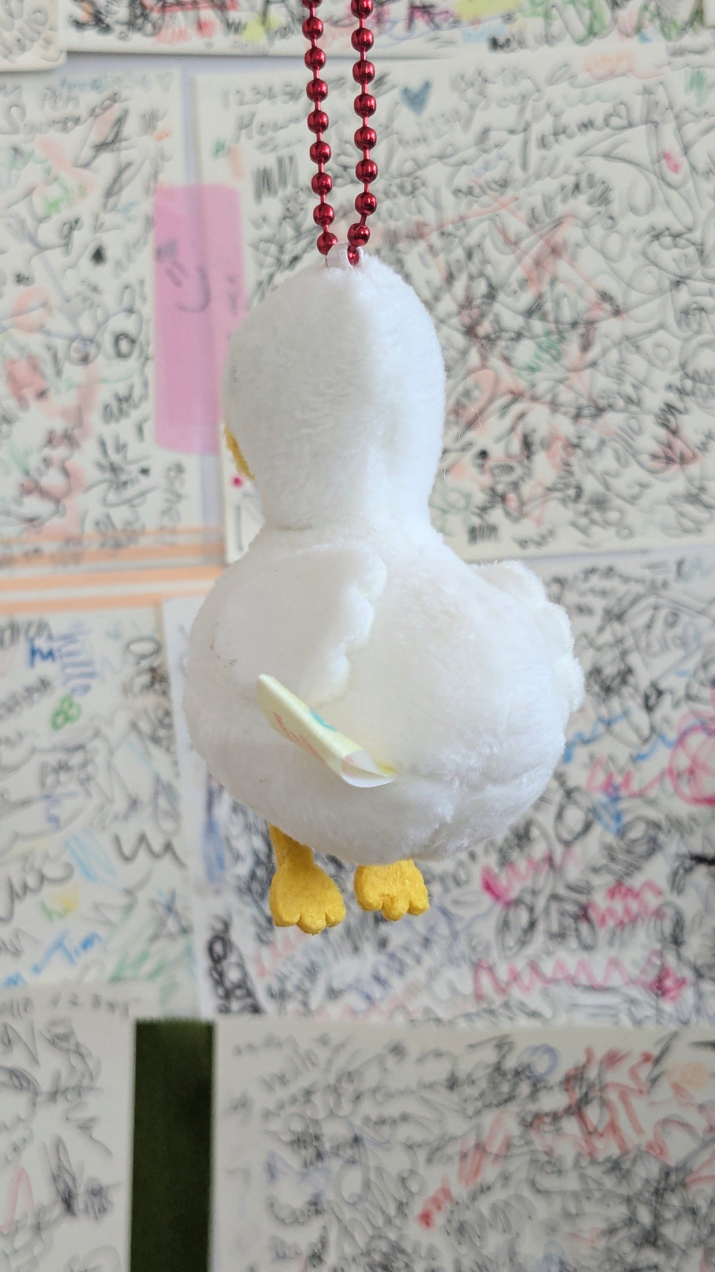 Amuse,Inc. Keychains Duck Petit Maru Plush Keychain