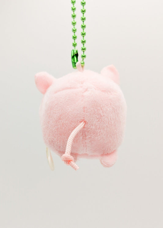 Amuse,Inc. Keychains Pig Plush Keychain - Puchimaru