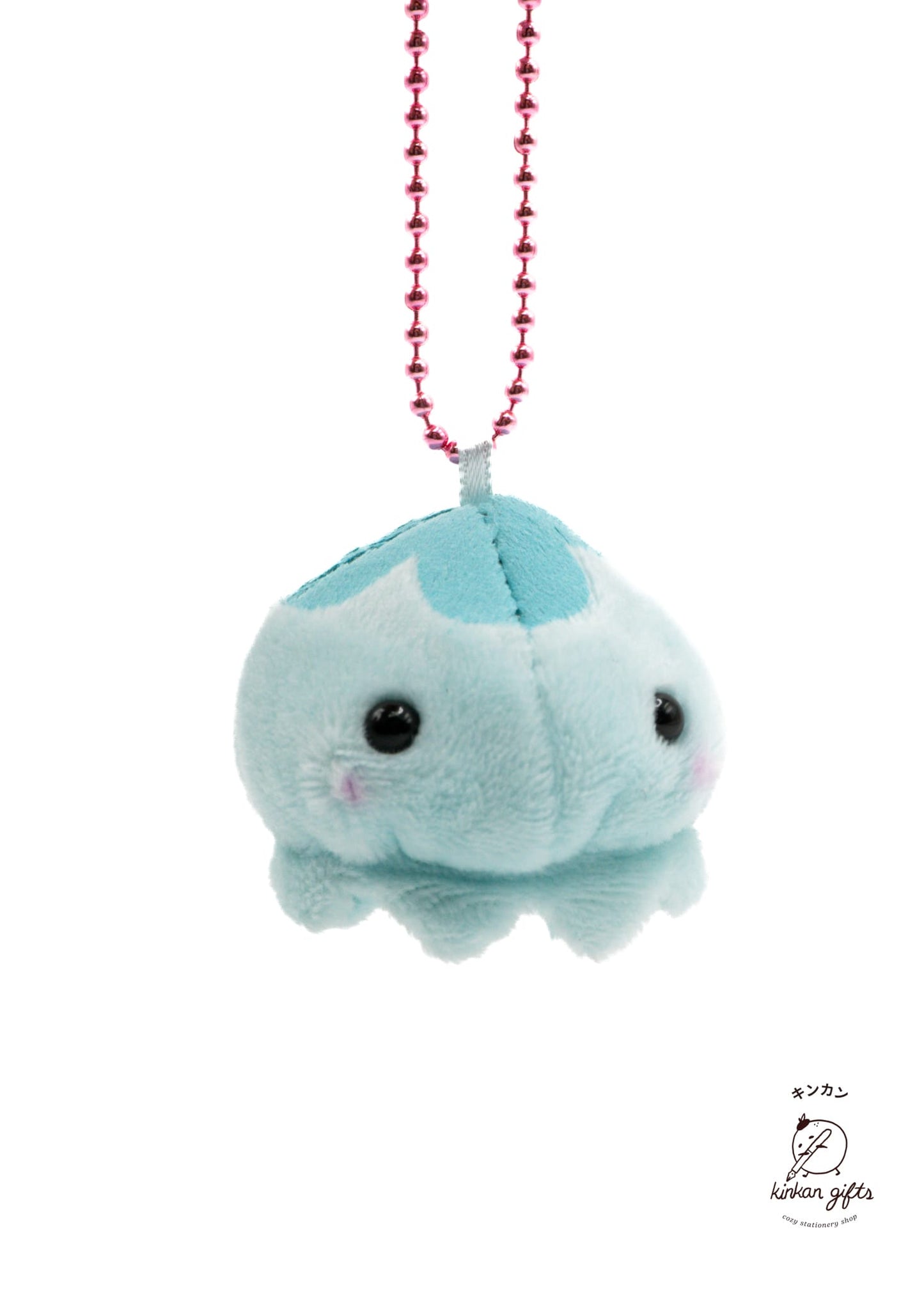 Amuse,Inc. Plush Toys Jellyfish Keychain Plush - Puchimaru