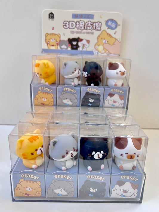 BCmini Cat Diary Erasers-24