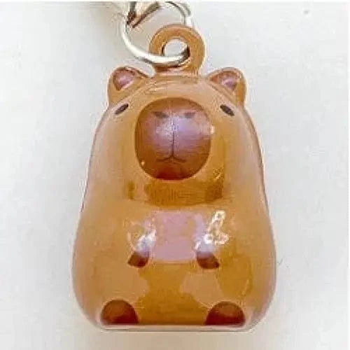BCmini Keychains Capybara Brass Bell Keychain