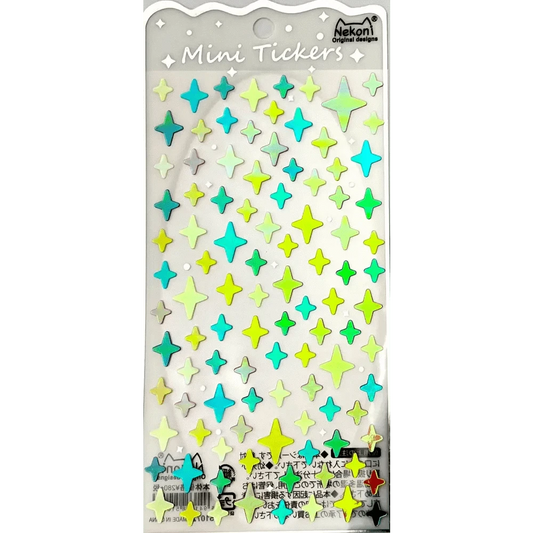BCmini Sticker Sheet MINI CRYSTAL STAR STICKERS