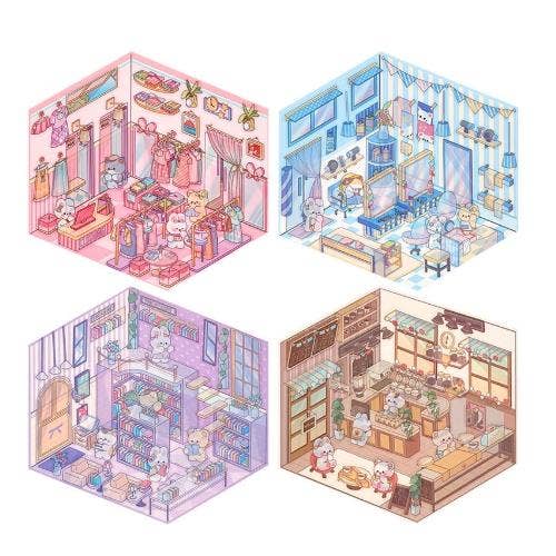 BCZShop 3D MY SHOP DECO STICKER