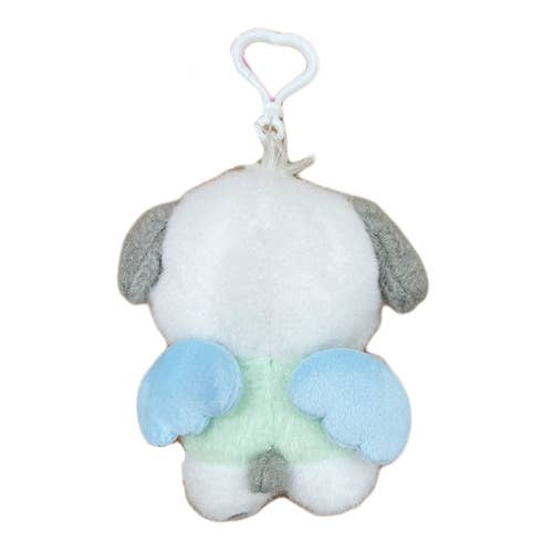 BCZShop Keychains Sanrio Fuzzy Heart Plush Keychain - Pochacco
