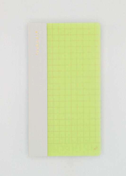 DAIGO Corporation Memo & Notepads Green Isshoni Memo Pad Mini Size - Made in Japan