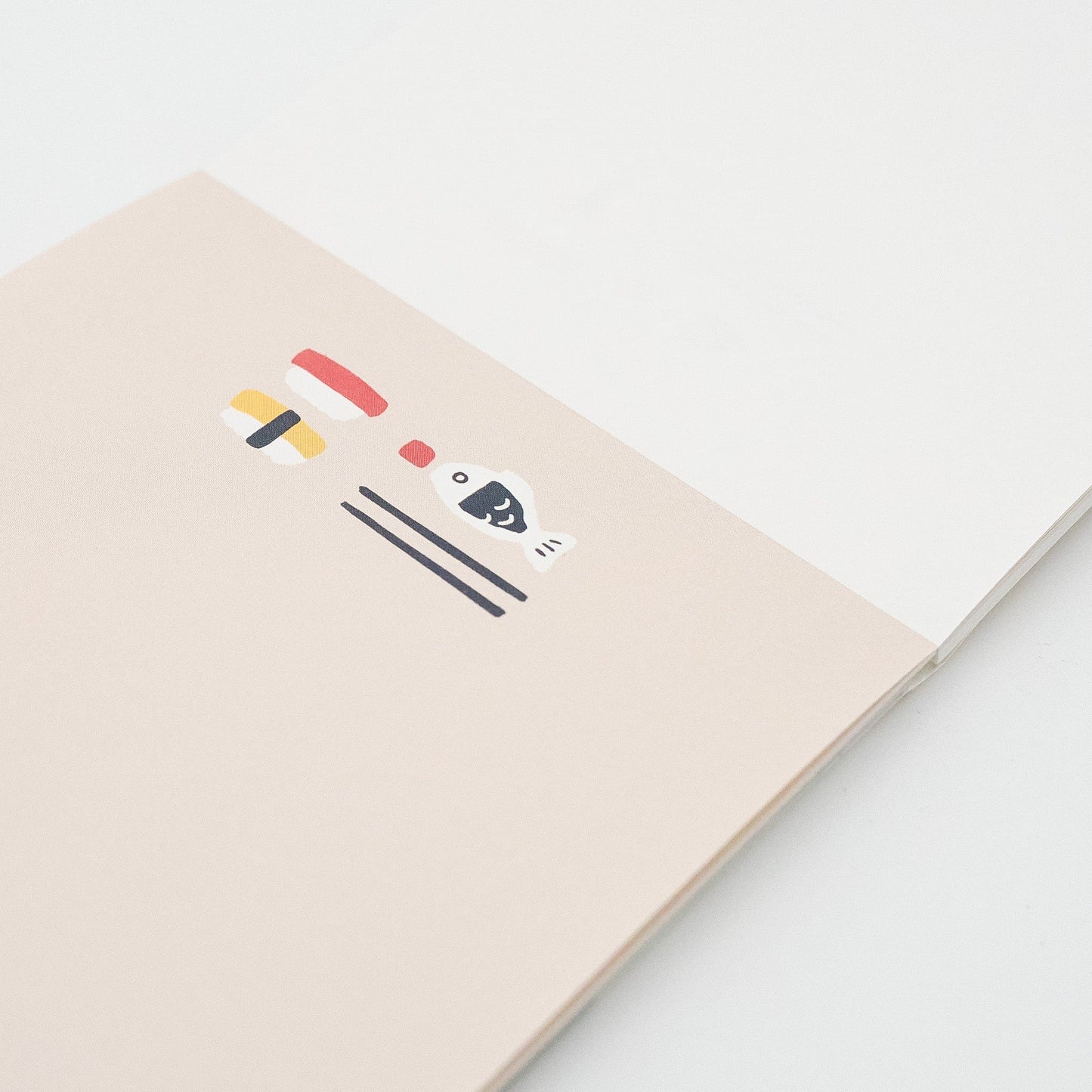 EL COMMUN Greeting Cards Goyururi Sushi Letter Set