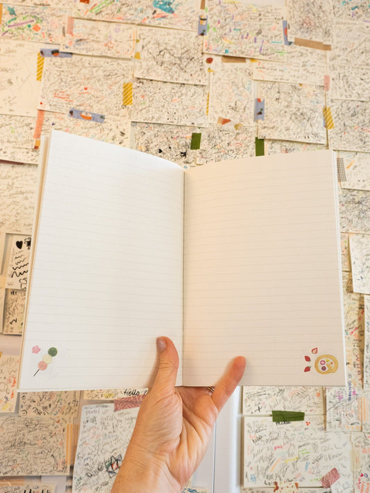 EL COMMUN Notebooks & Notepads A5 Notebook Sweets Illustration by Ayu Iwashima