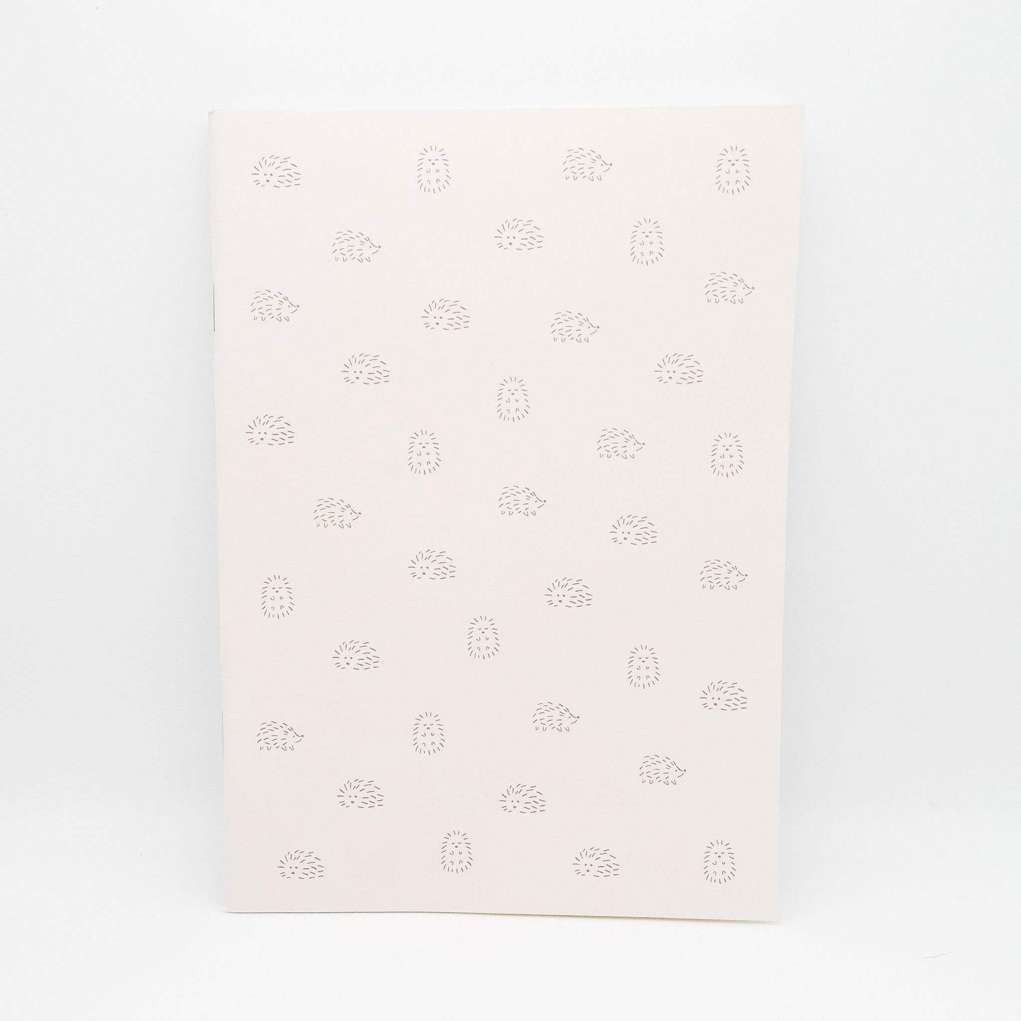 Hedgehog Notebook - Ruled Pages - 8X10 - Large: (Berry