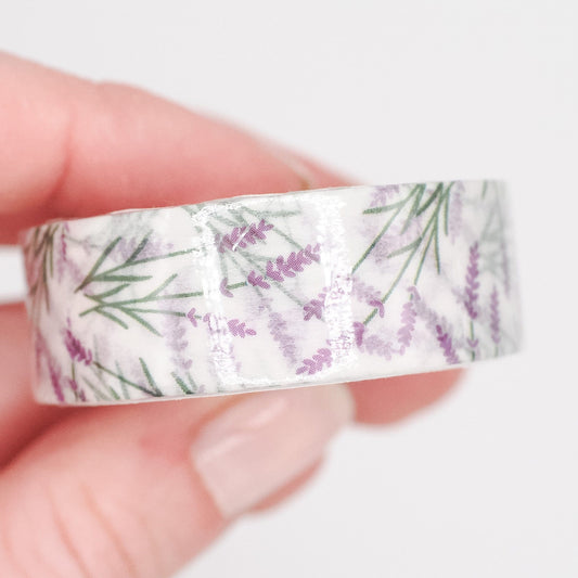 EL COMMUN Washi Tape Mois et Fleurs Washi Tape - Lavendar Pattern