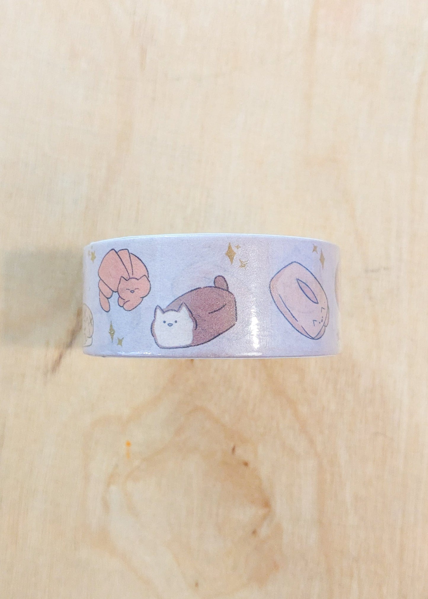 FruitCatsStudio Washi Tape Bread Cats Washi Tape - FruitCatsStudio
