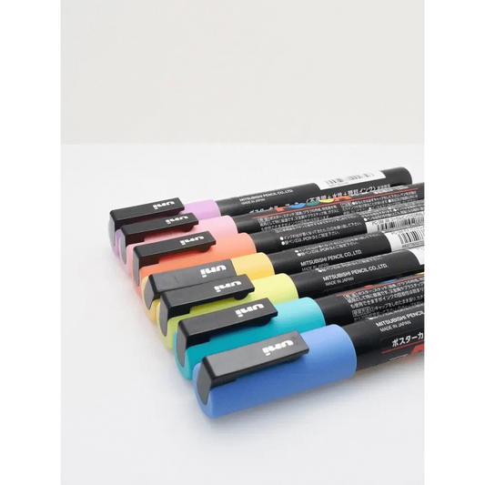 Fuji stationery Highlighters & Markers Posca PC-3M 7 colors Mitsubishi uni Marker/Highlighter Posca 7-colors