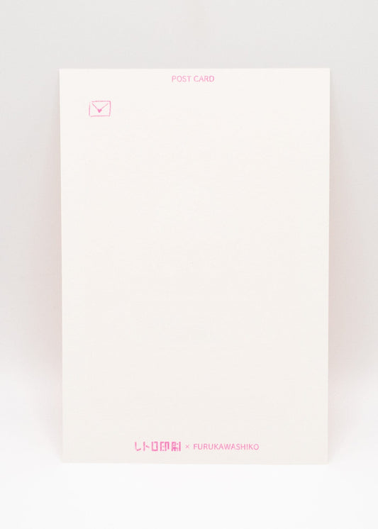 FURUKAWASHIKO Furukawa Shiko x Jam Retro Printed Postcard - Cream Animals Series