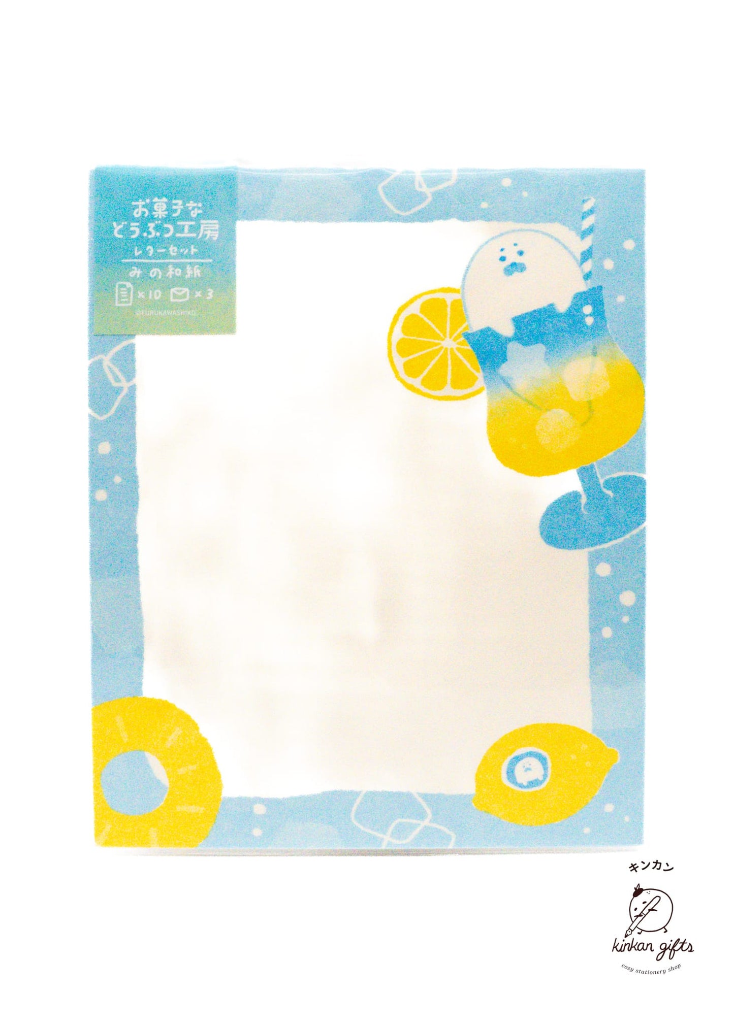 FURUKAWASHIKO Letter Sets Soda Seal Furukwashiko Nagomi Washi Letter Set - Retro Soda