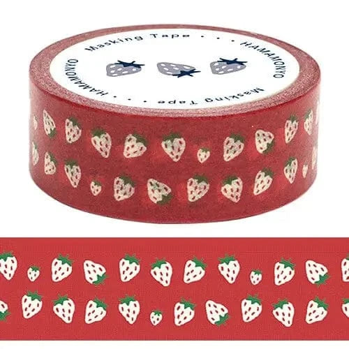 HAMAMONYO Washi Tape Strawberry Hamamonyo - Cute Pattern Washi Tapes