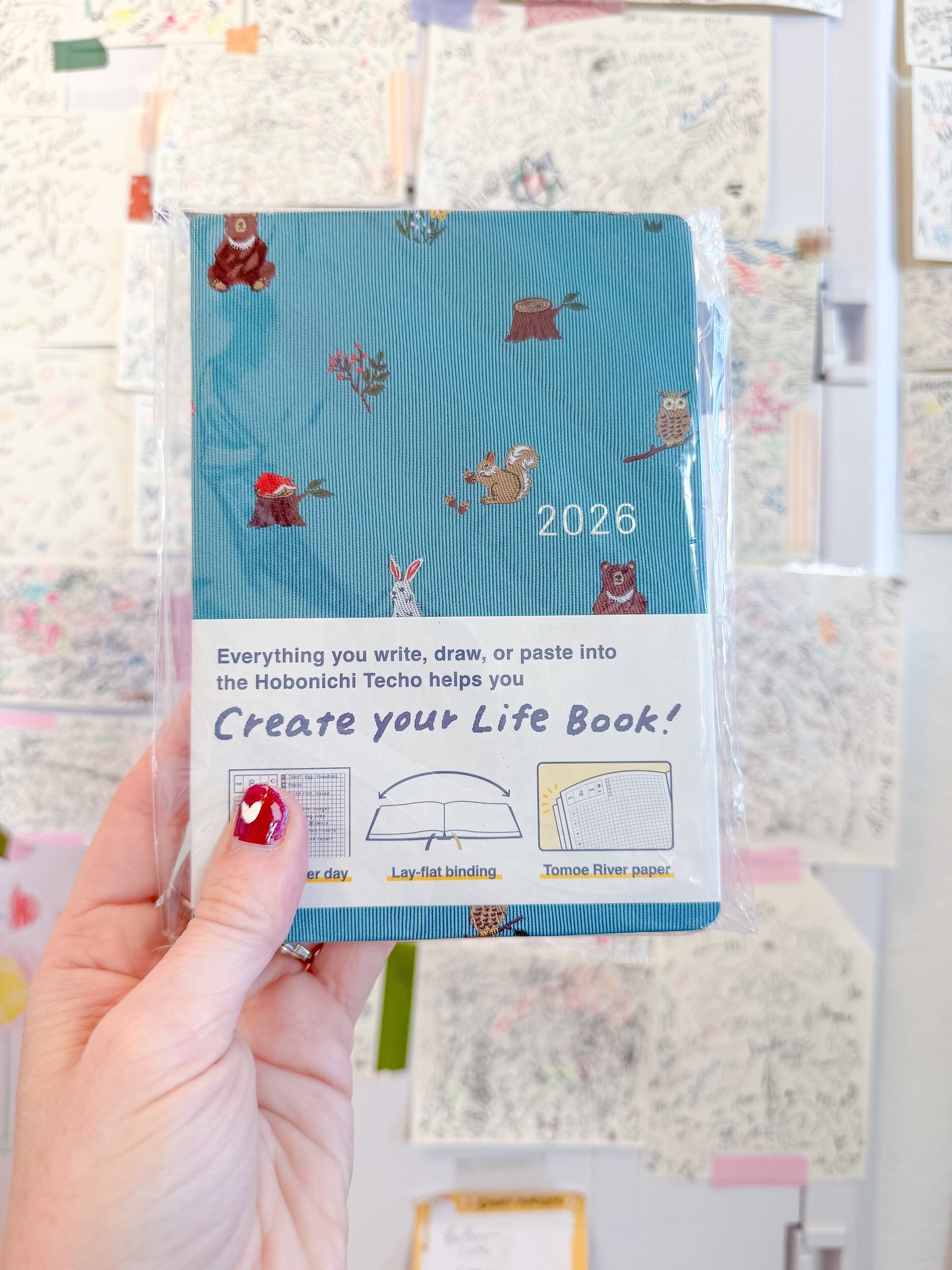 Hightide USA Notebooks & Notepads Bow & Tie In the Forest Hobonichi Techo HON A6