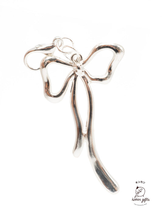 Inkwell & Sable charms Silver Bow Notebook Charms - Inkwell & Sable