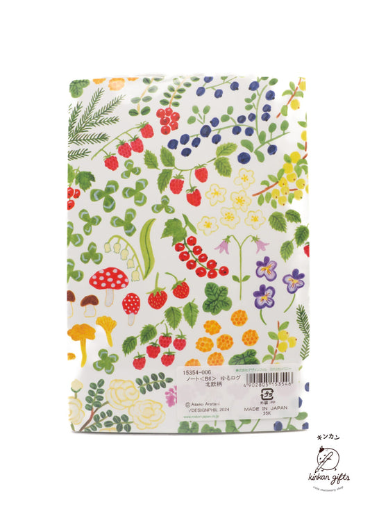 JPT Journals Midori Yuru Log Notebook - B6 - MD Cream - 5 mm Dotted - Scandinavia