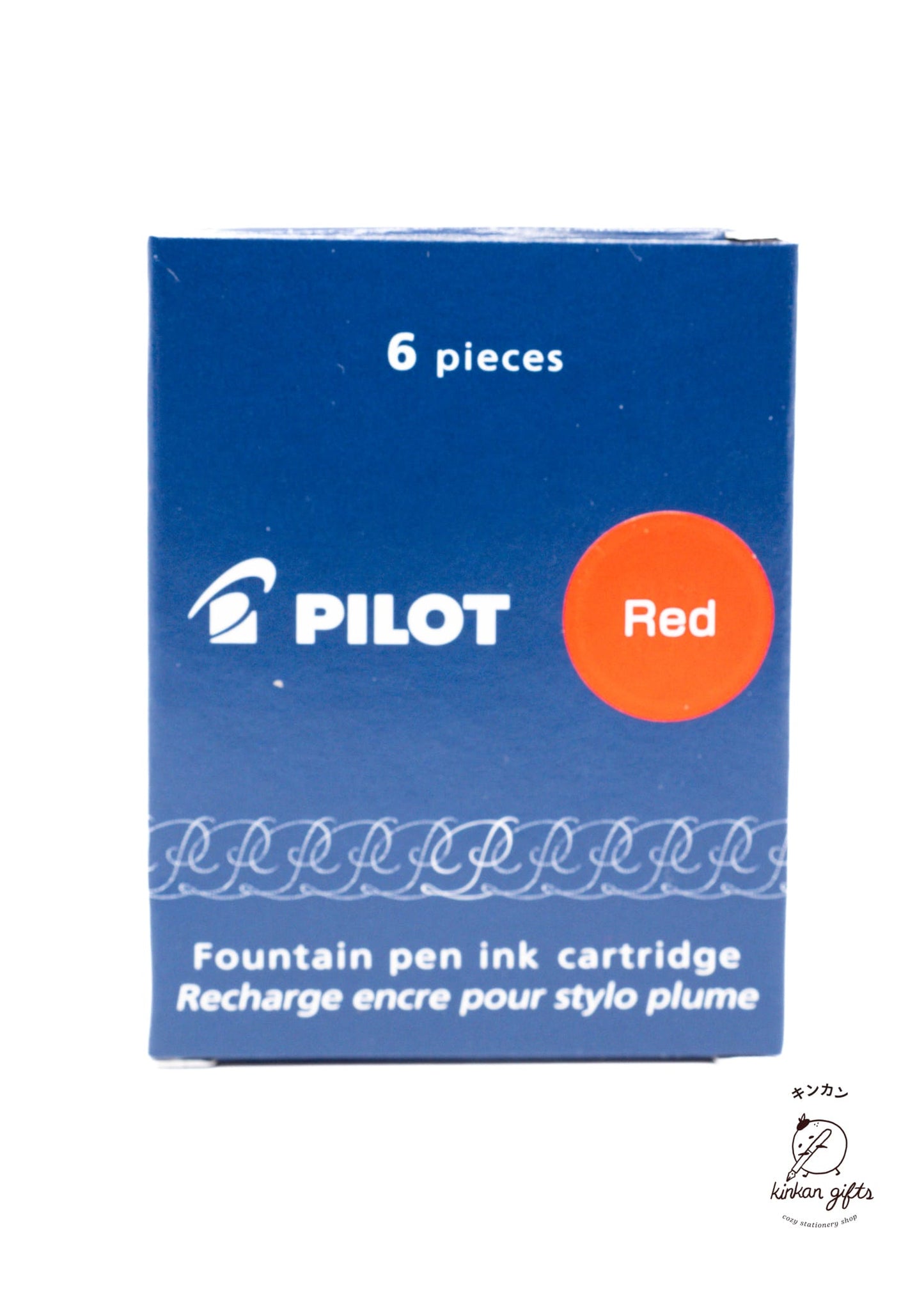 JPT Red Pilot Namiki Fountain Pen Refill IC-50 6Pcs Pack