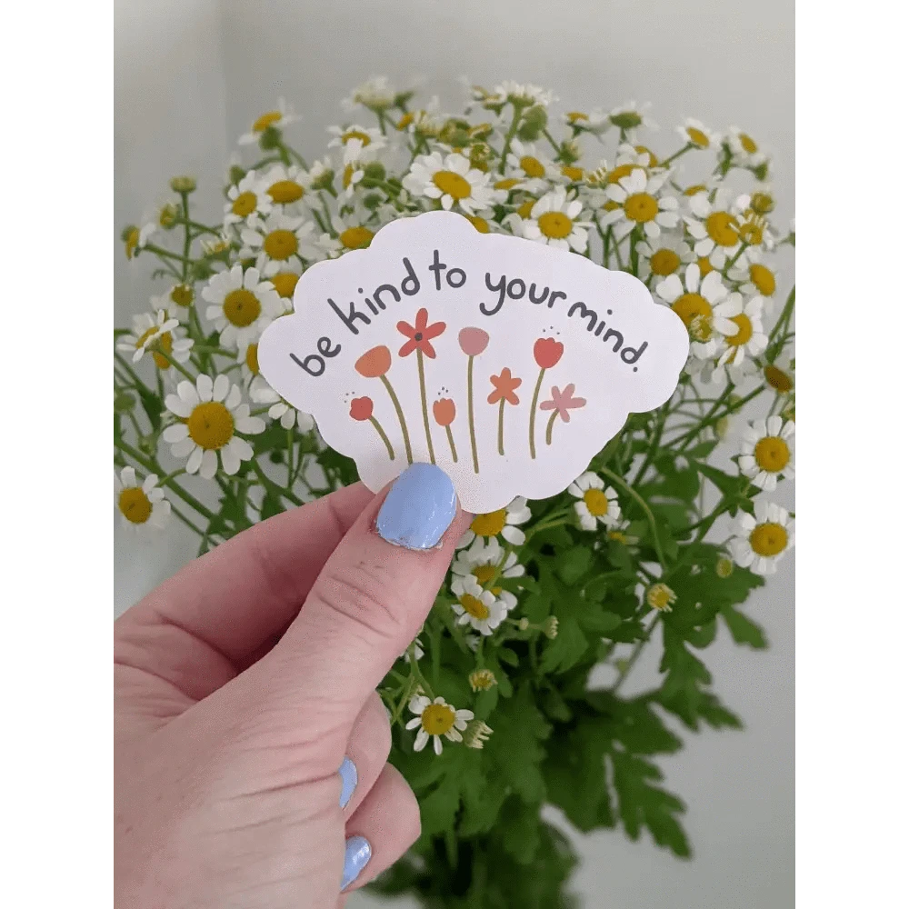 Just Peachy Press Vinyl Stickers Be Kind To Your Mind Just Peachy Stickers