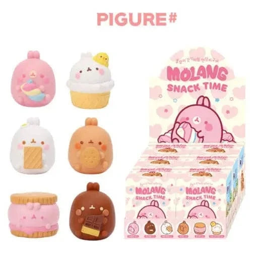 K-Wonderland Blind Box Molang Snack Time Theme Random Figure Box