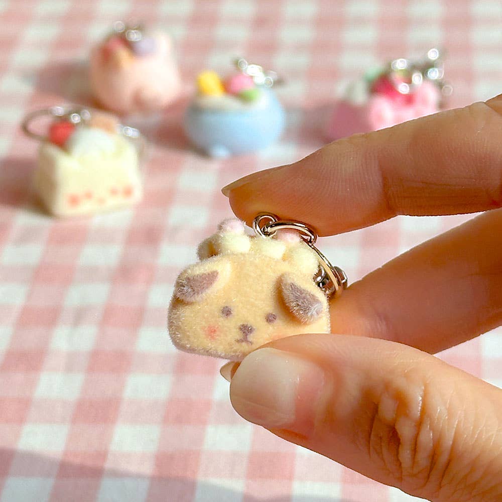 K-Wonderland Fuzzy Cake Keychain Blind Box (Random Style)