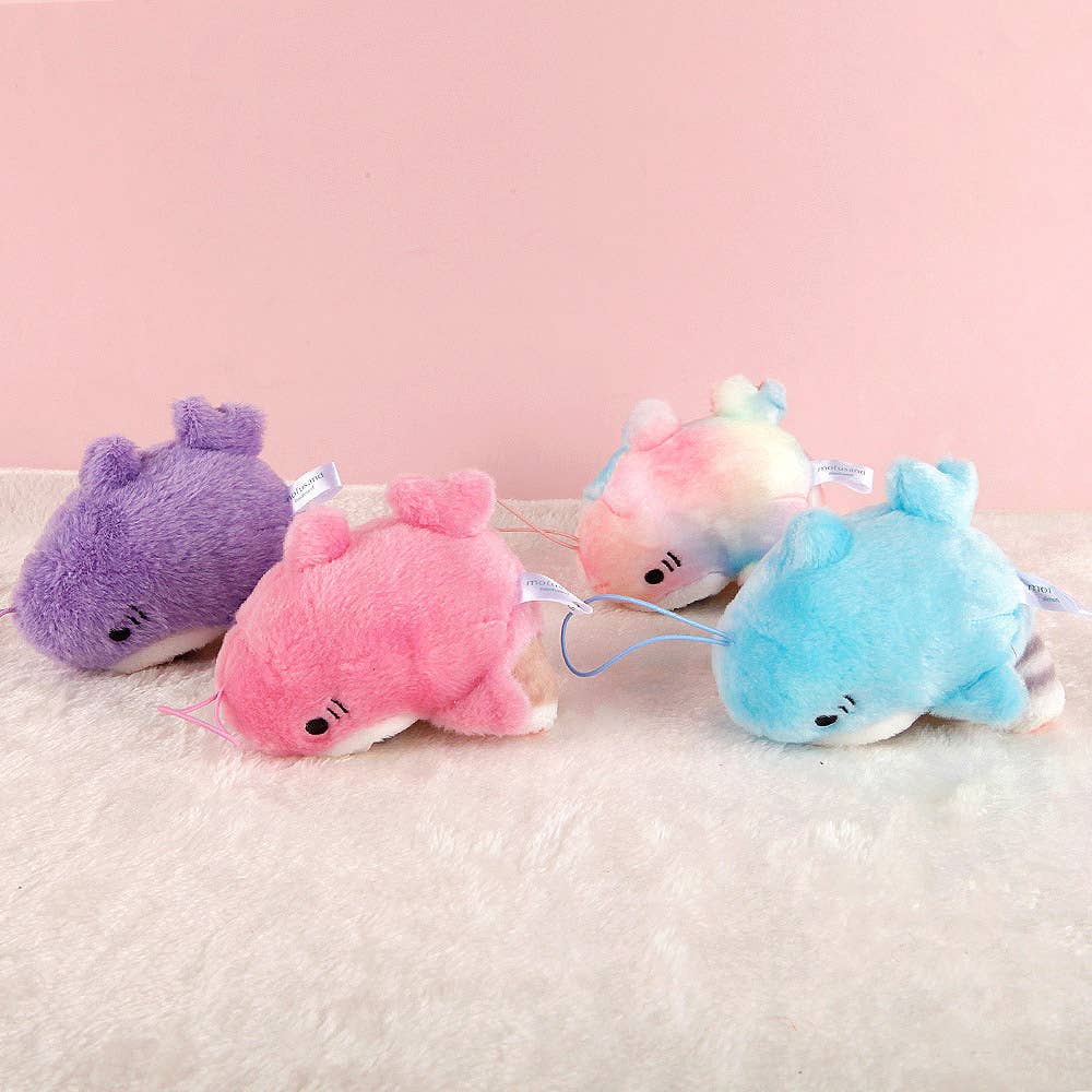 K-Wonderland Mofusand Pastel Shark Cat Mascot Plush Keychain 10cm Random