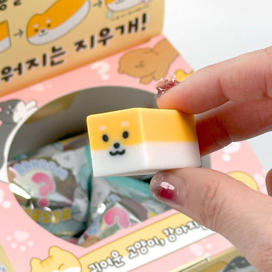 K_Wonderland Stretchy Pet Random Eraser – Dog & Cat Characters