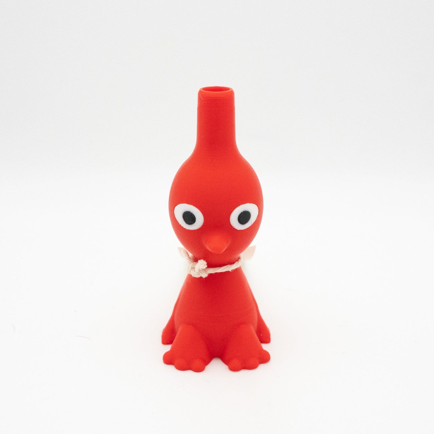 Kinkan Gifts Bowls, Plates & Dishes Red 3D Printed Pikmin Bud Vase