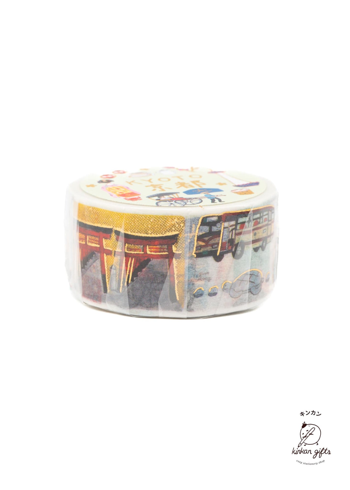 Kinkan Gifts HYOGENSHA - Okino Ai - Foil-stamped Masking Tape