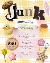 Kinkan Gifts Ticket Junk Journaling Class -April 12