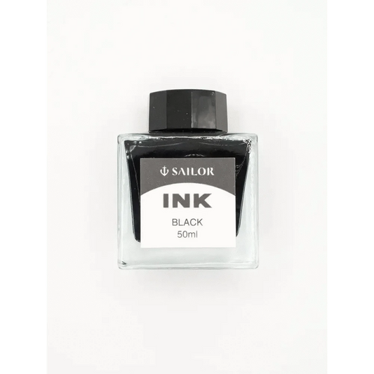 MDS Co.,Ltd. Fountain Pens & Inks Sailor Black Fountain Pen Ink - 50ml Bottle