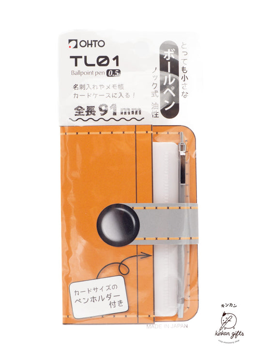 MDS Co.,Ltd. Gray -Ballpoint OHTO TL01 - Small Ballpoint Pen/Mechanical Pencil