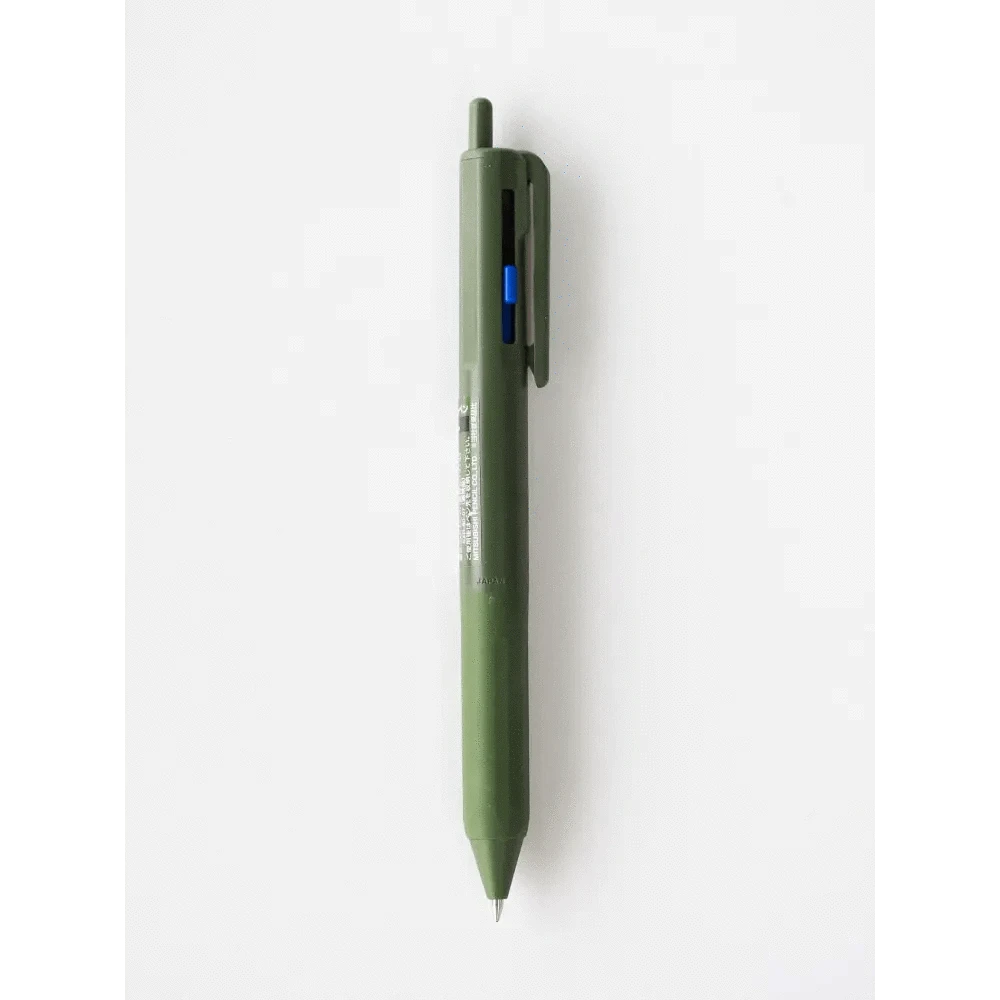 MDS Co.,Ltd. Pens dark olive Mitsubishi uni Gel Pen Ballpoint Pen Jetstream 3-colors - 0.7mm