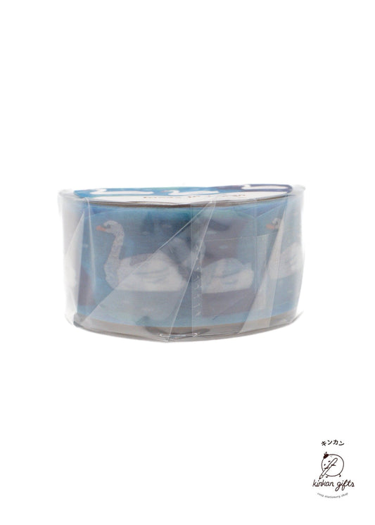 MIND WAVE Washi Tape Swan Vivid color masking tape die-cut swan (mindwave tape)
