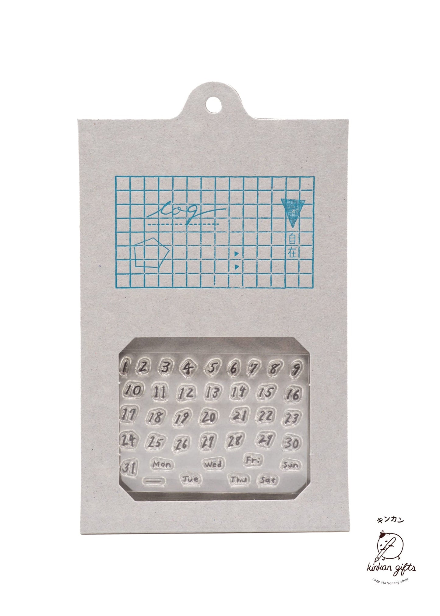 nombre JIZAI Clear Stamp - LOG - Day of the Week