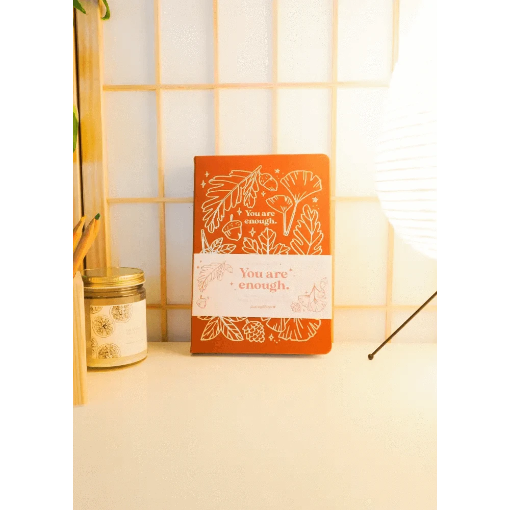 Okeya Stationery Co. Journals "You Are Enough" Big Brown Journal - Okeya Stationery Co.