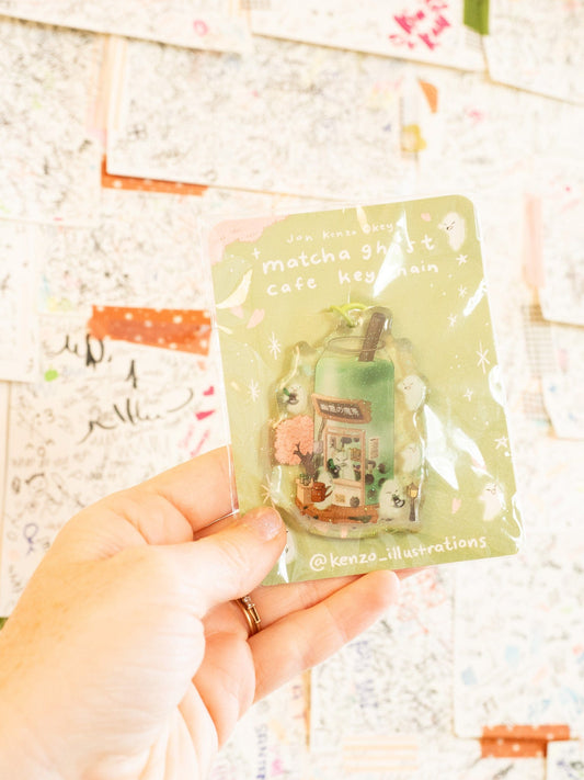 Okeya Stationery Co. Keychains Matcha Keychain - Okeya Stationery Co.