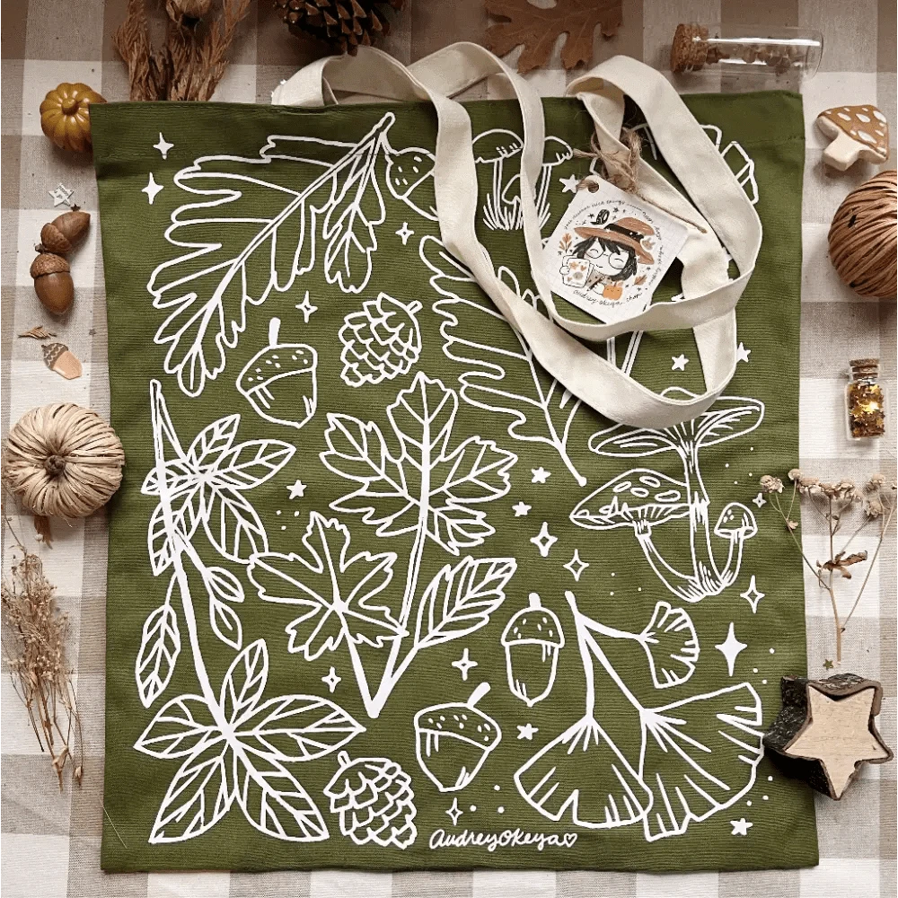 Okeya Stationery Co. Tote Bags Autumn Totebag