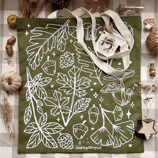 Okeya Stationery Co. Tote Bags Autumn Totebag