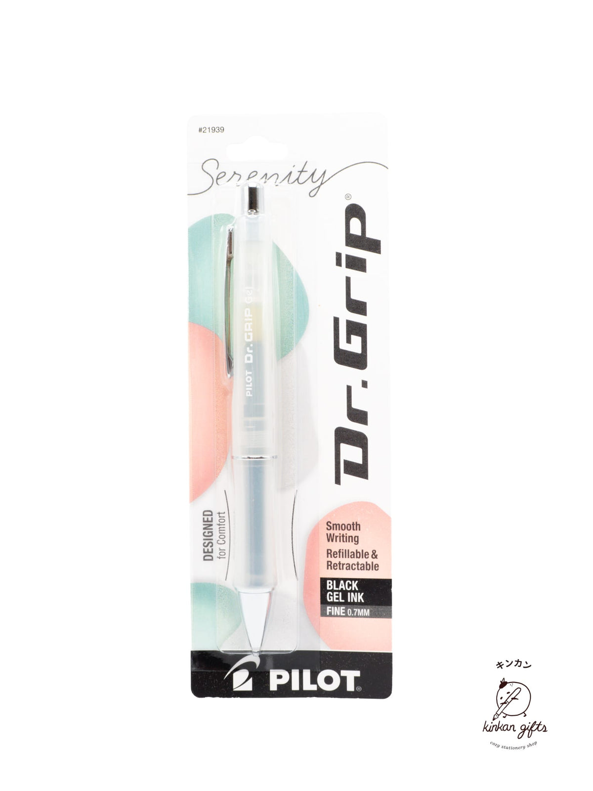 PILOT Pen & Pencil Cases White Dr. Grip Serenity Gel Ink