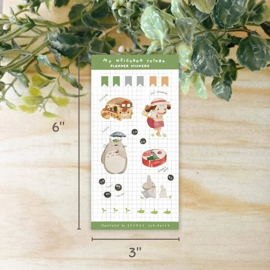 Seenee Scribbles Sticker Sheet My Neighbor Totoro Sticker Sheet