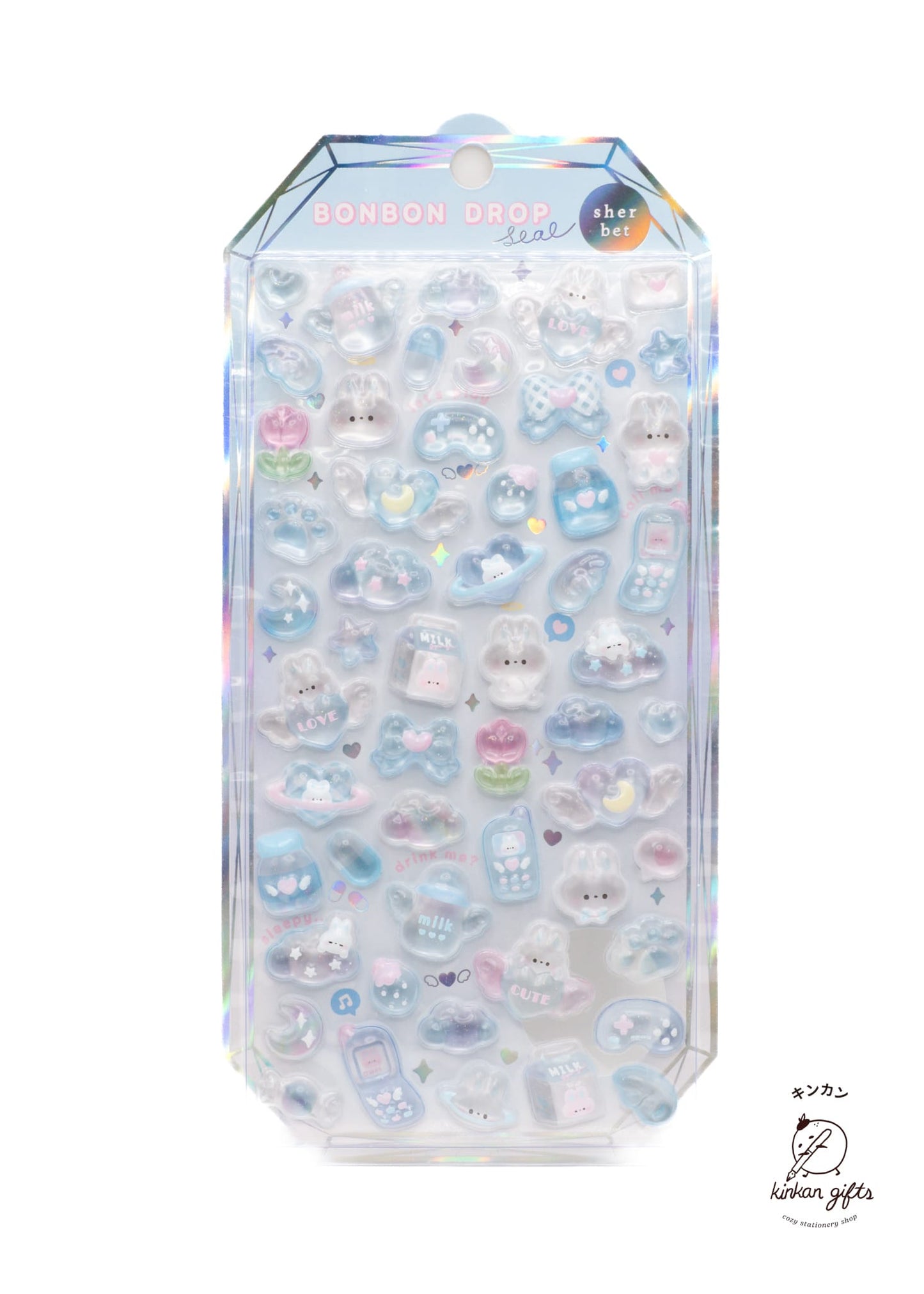 Spoon Inc. Decorative Stickers Baby Bunny Bon Bon Drop Sherbet