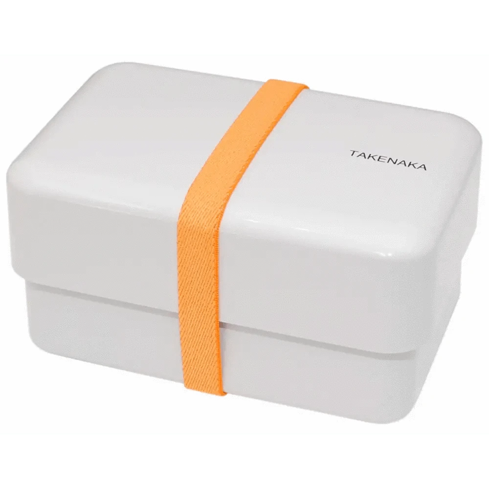 TAKENAKA Bento Box Bentos & Totes Bento Nibble Box - Made of Recycled Plastic Bottles: Coconuts White