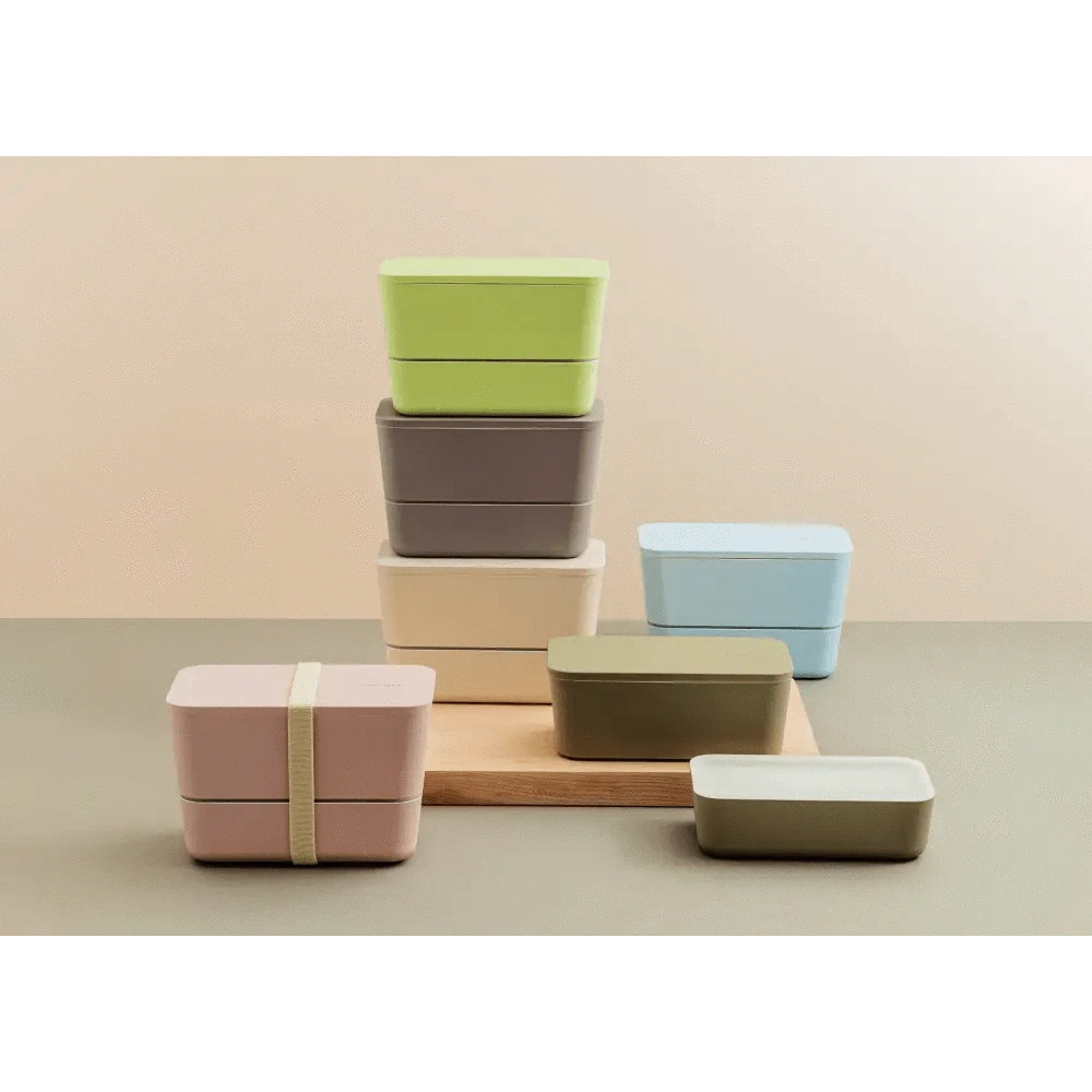 TAKENAKA Bento Box Bentos & Totes TAKENAKA BENTO Flat Dual Box: Ocean Breeze