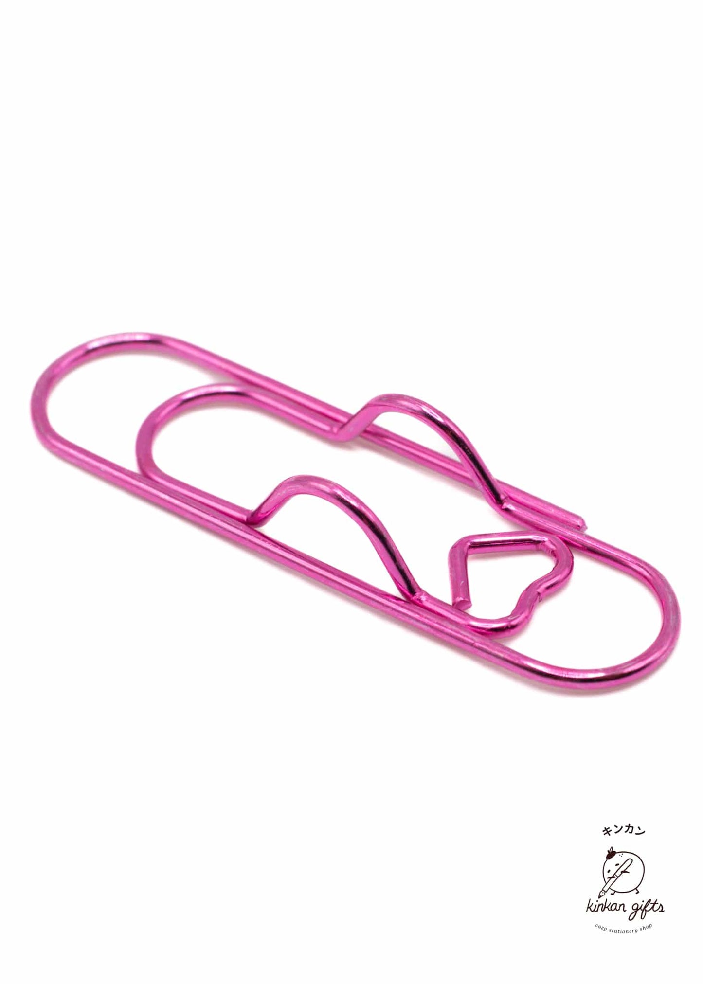 Temu Pen Clips Magenta Metal Heart Pen Holder Clip
