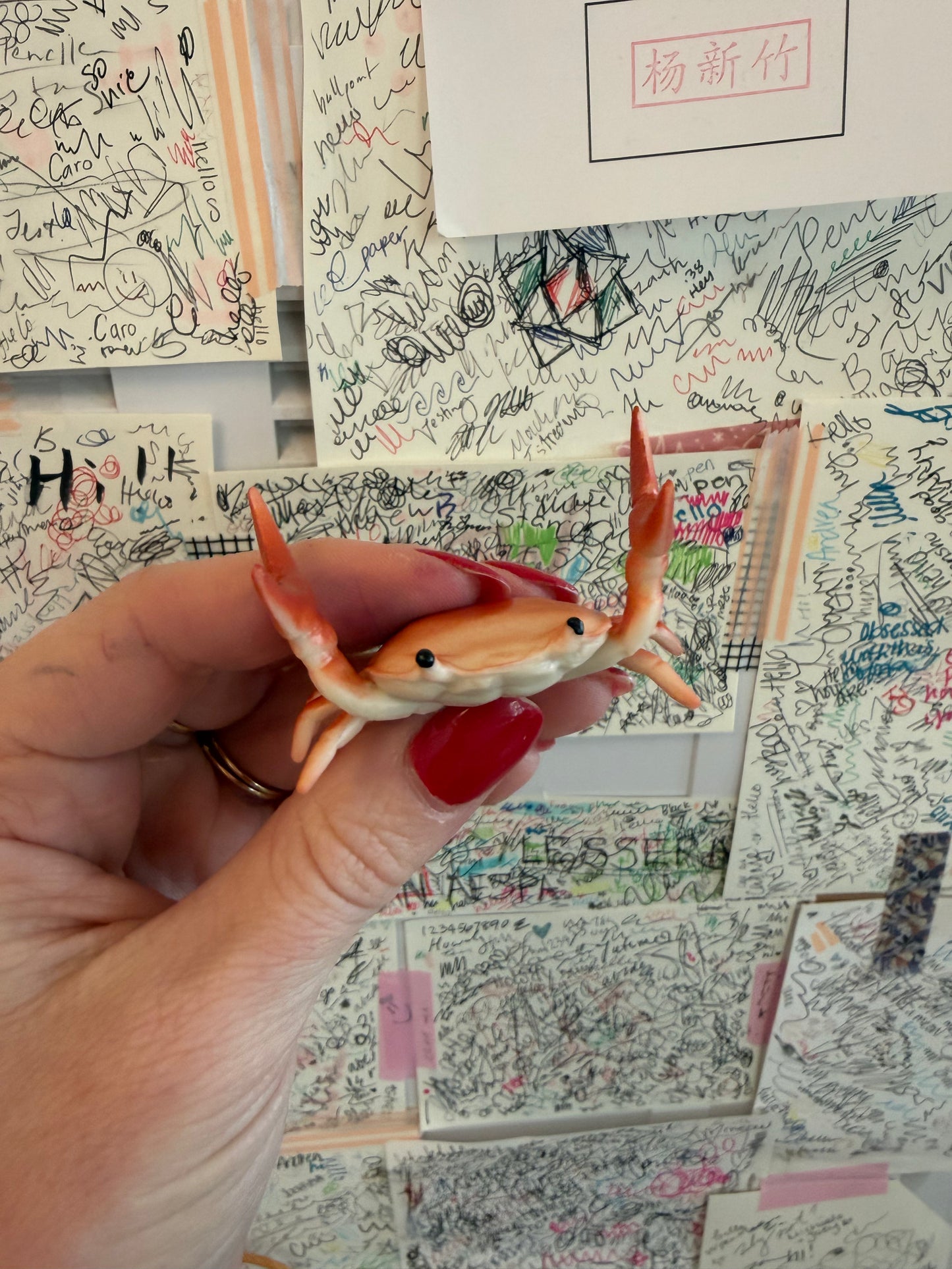 Temu toy/figurine Crab Pen Holder