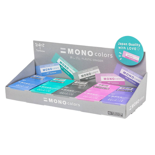 Tombow MONO Eraser Colors, 50 PC Display